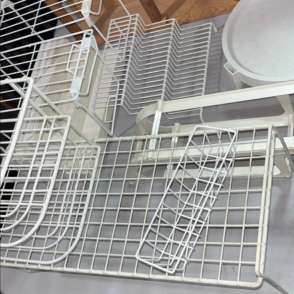 White Wire Closet Storage Organizer